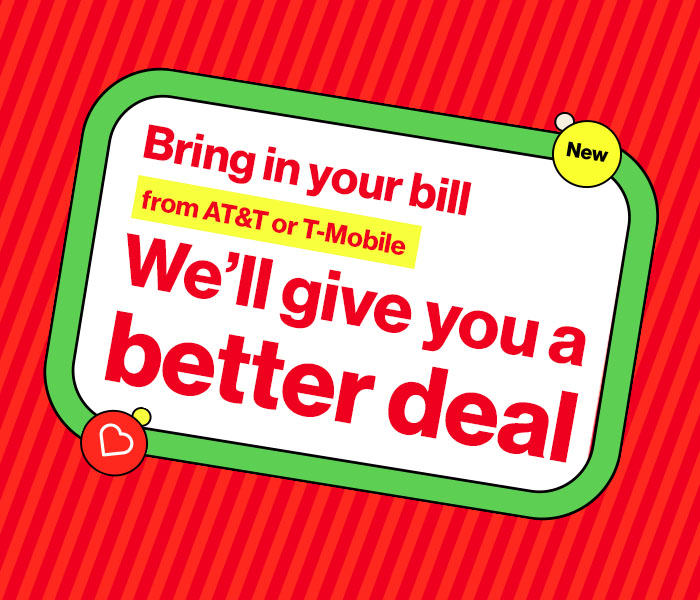Holiday 'Bring your bill' Campaign
